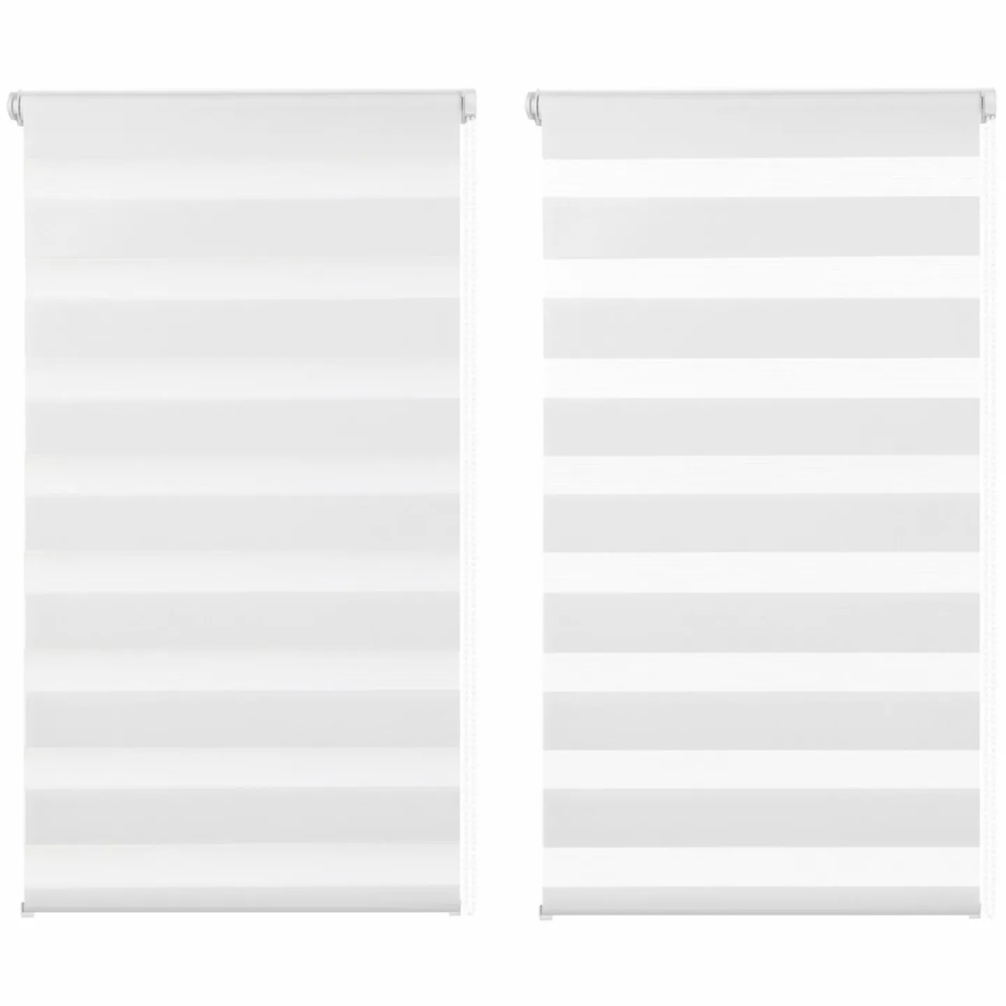2 Stores jour nuit blanc 45x170 cm*IDMarket Hot