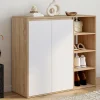 Armoire à chaussures 12 paires 2 portes et 4 étagères*IDMarket New
