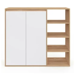 Armoire à chaussures 12 paires 2 portes et 4 étagères*IDMarket New