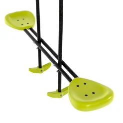 Balançoire verte avec 4 agrès pour 6 enfants*IDMarket Outlet