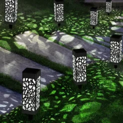Balises solaires pour éclairer le jardin*IDMarket