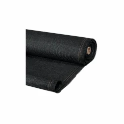 Brise vue 1,8 m x 10 m noir occultant 220 gr/m²*IDMarket Online