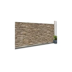 Brise vue imitation pierre 1,5 x 10m*IDMarket Hot