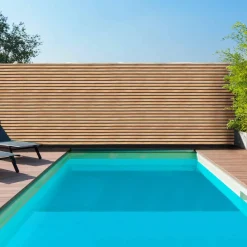 Brise vue occultant effet claustra en bois 1,5 x 10 M 160 gr/m²*IDMarket Clearance