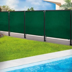 Brise vue vert 2m x 10m occultant 220g m²*IDMarket Sale