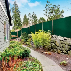 Brise vue vert 2m x 10m occultant 90gr/m²*IDMarket New