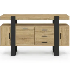 Buffet 140 cm bois et nois*IDMarket Best