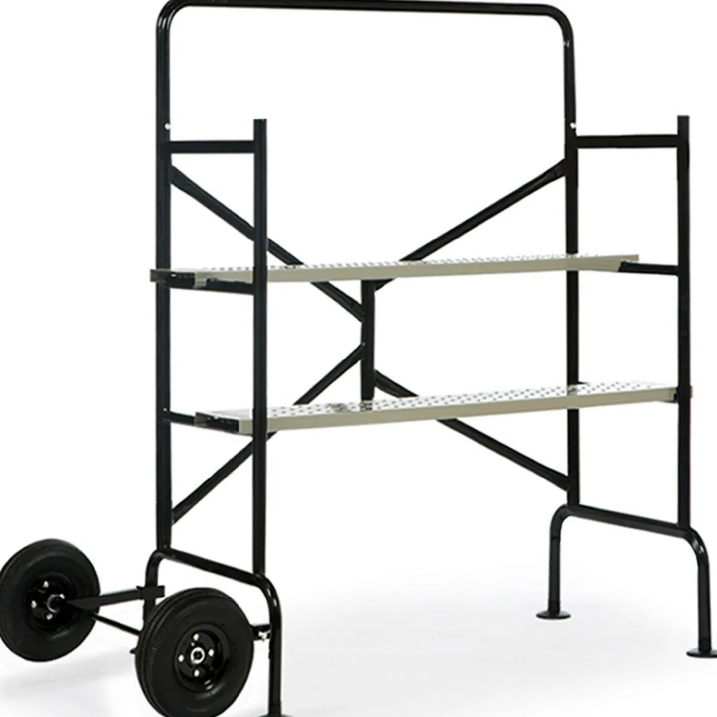 Échafaudage roulant et pliable hauteur de travail 2,5m*IDMarket Discount
