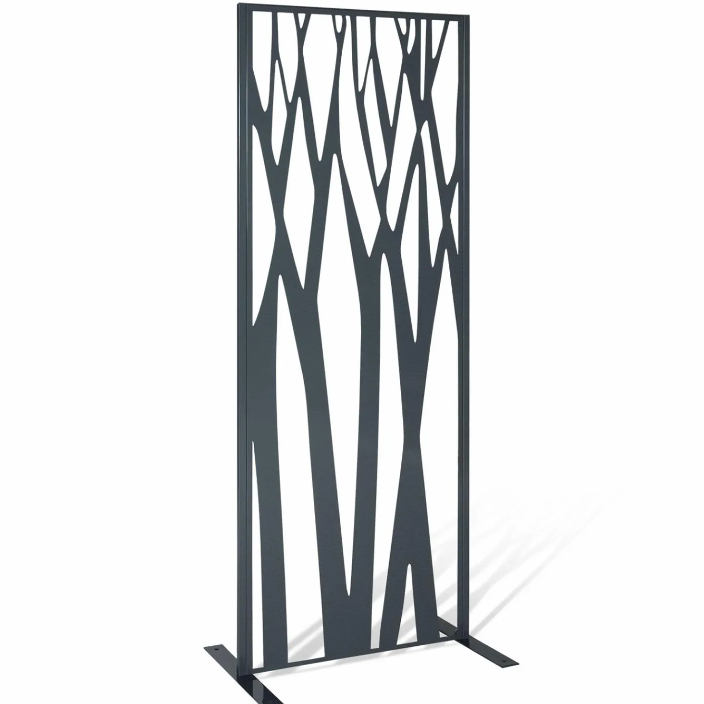 Claustra extérieur métal gris design 150 x 50 cm*IDMarket Clearance