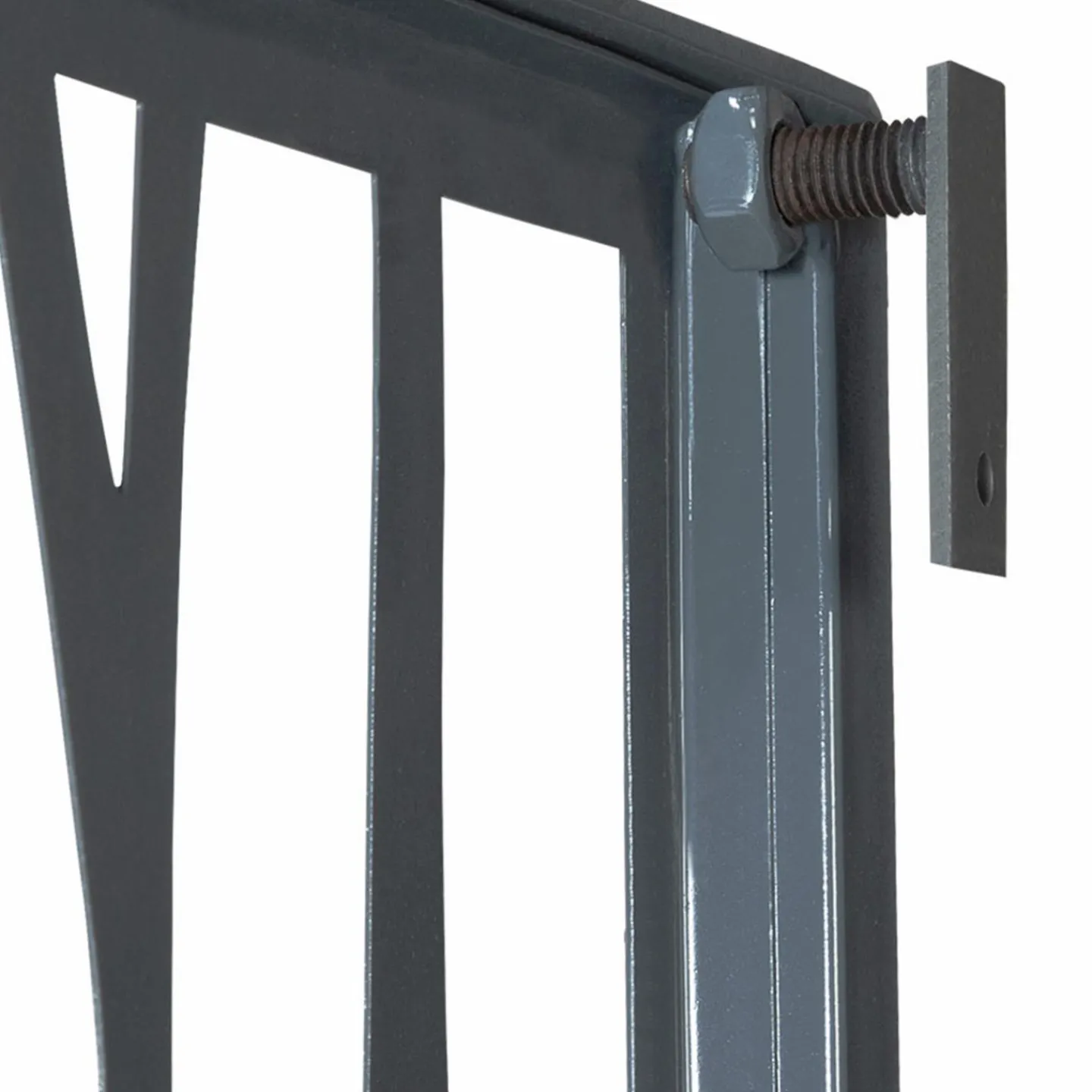 Claustra extérieur métal gris design 150 x 50 cm*IDMarket Clearance
