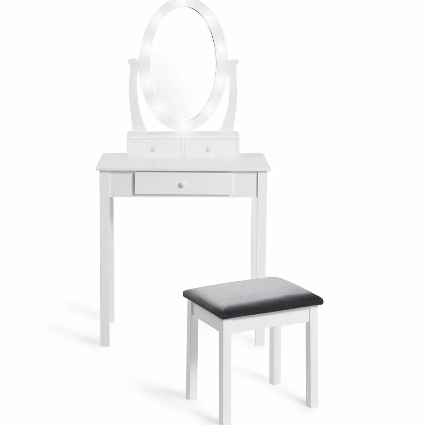 Coiffeuse miroir led*IDMarket Online