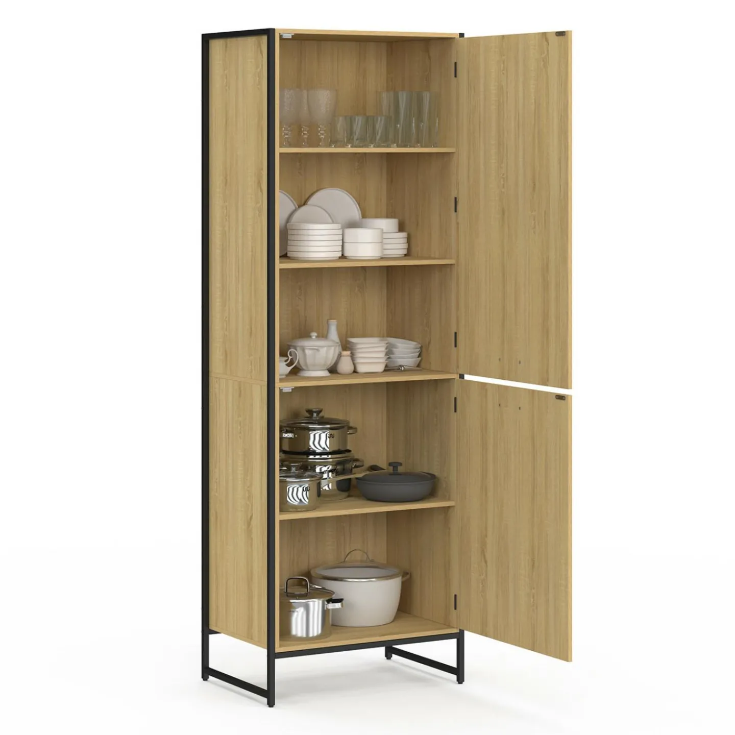 Colonne cuisine industrielle 2 portes*IDMarket Clearance