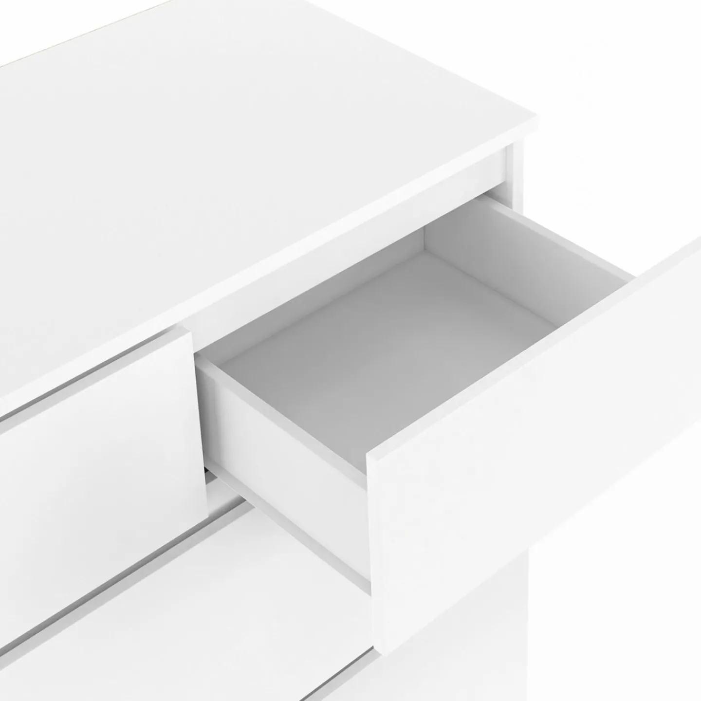 Commode 8 tiroirs bois blanc 160 cm*IDMarket Best