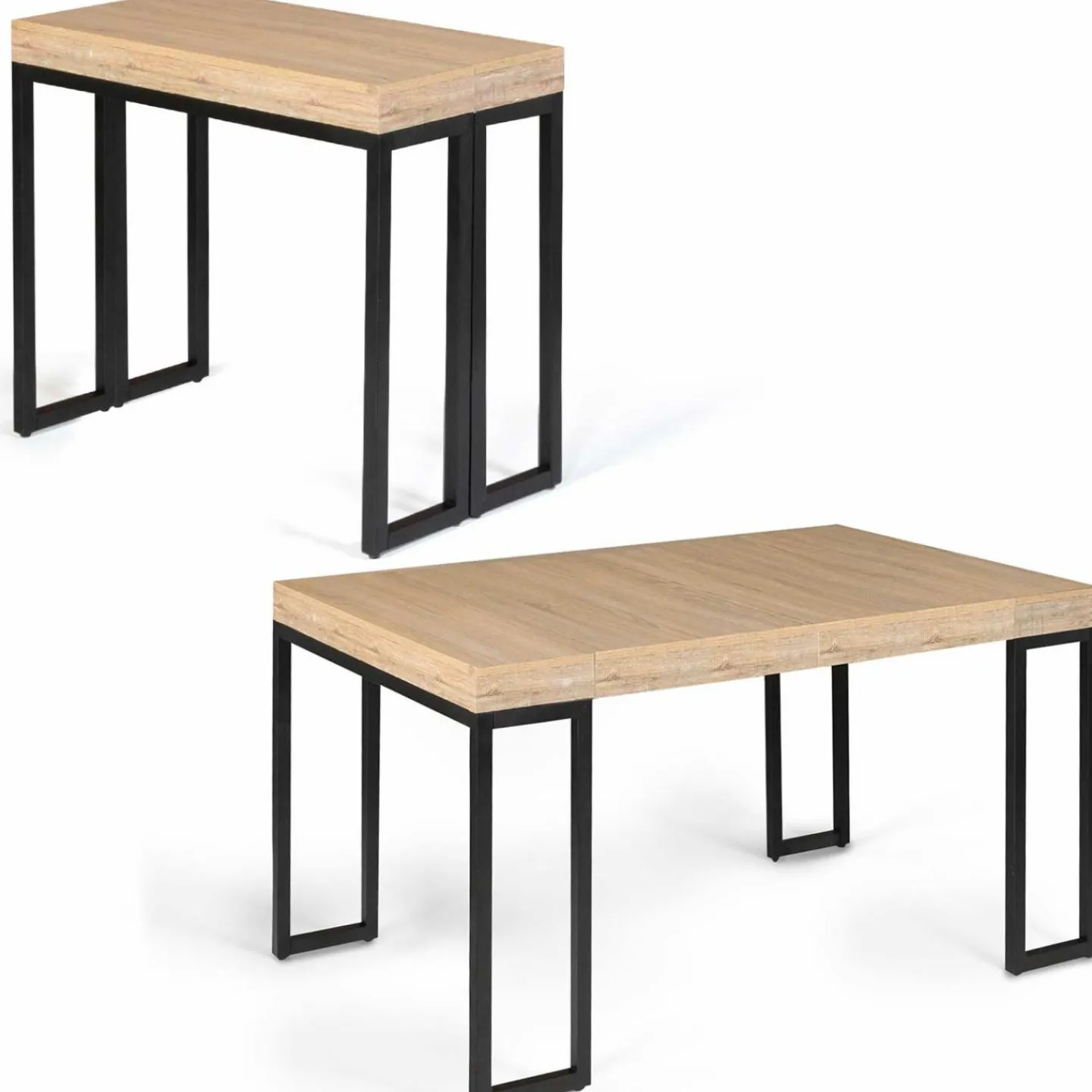 Console extensible industrielle 140 cm*IDMarket Discount