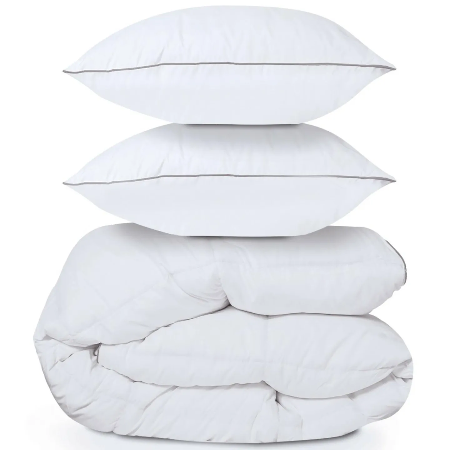 Couette 240x220 + 2 oreillers en plume d’oie*IDMarket Sale
