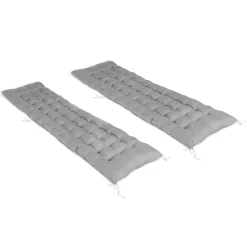 Coussin bain de soleil transat gris 180 cm*IDMarket Sale