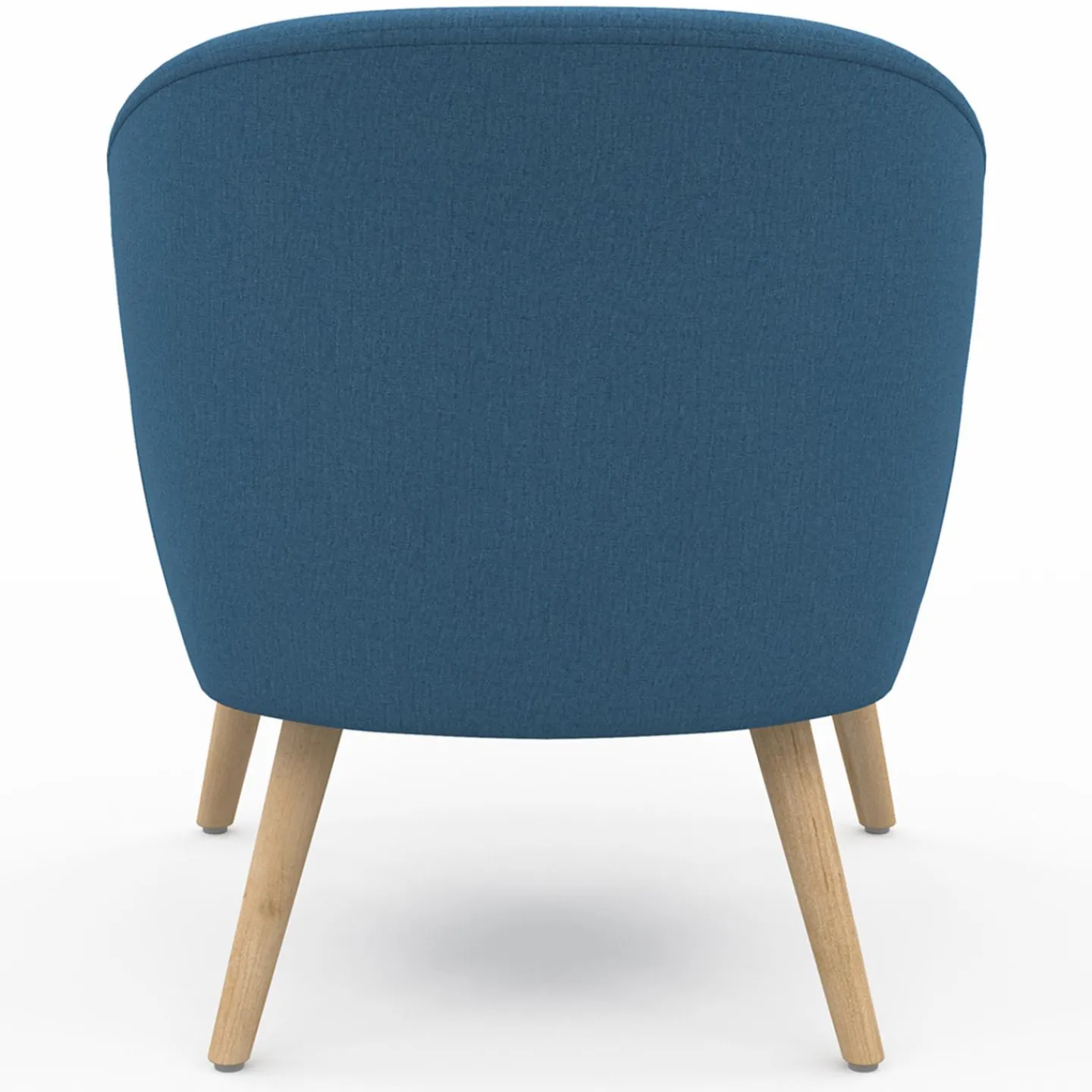 Fauteuil scandinave cabriolet bleu*IDMarket Clearance