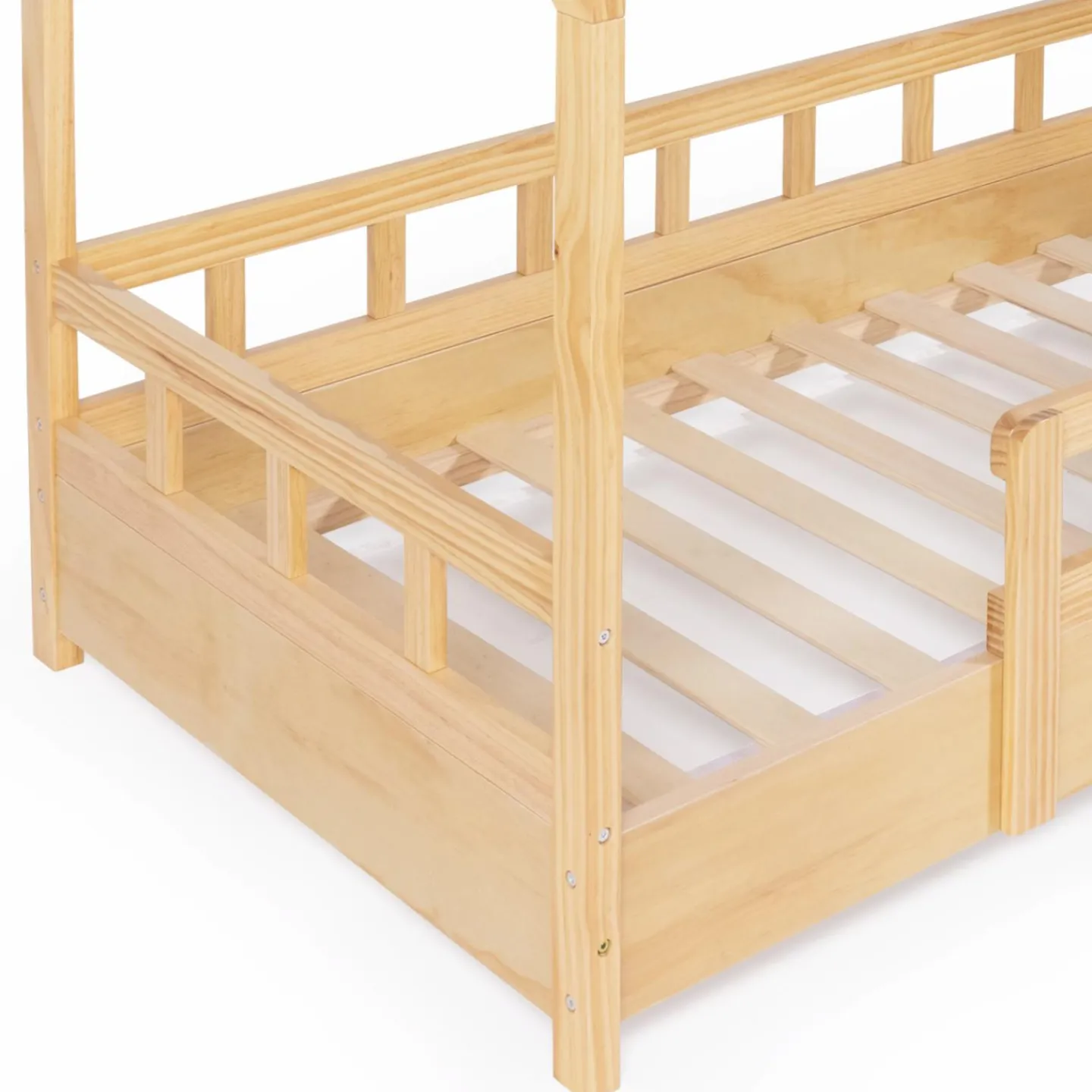 Lit cabane enfant en bois 80 x 160 cm*IDMarket Online