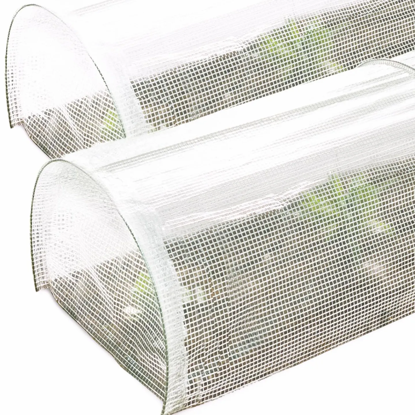 Lot de 2 tunnels de forçage 5 m toutes saisons*IDMarket New