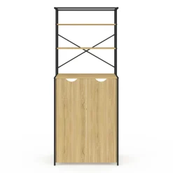 Meuble dessus machine à laver fermé design industriel*IDMarket Best
