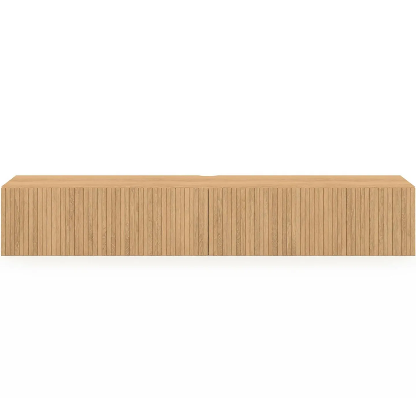 Meuble Télé suspendu 180 cm bois coloris chêne*IDMarket Online