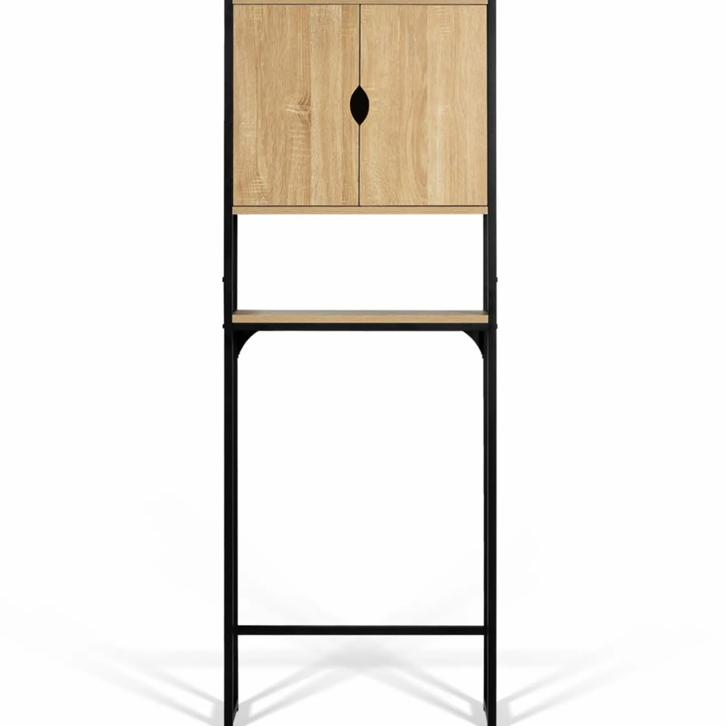 Meuble toilette industriel bois et métal*IDMarket Outlet
