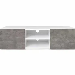 Meuble TV effet béton*IDMarket Clearance