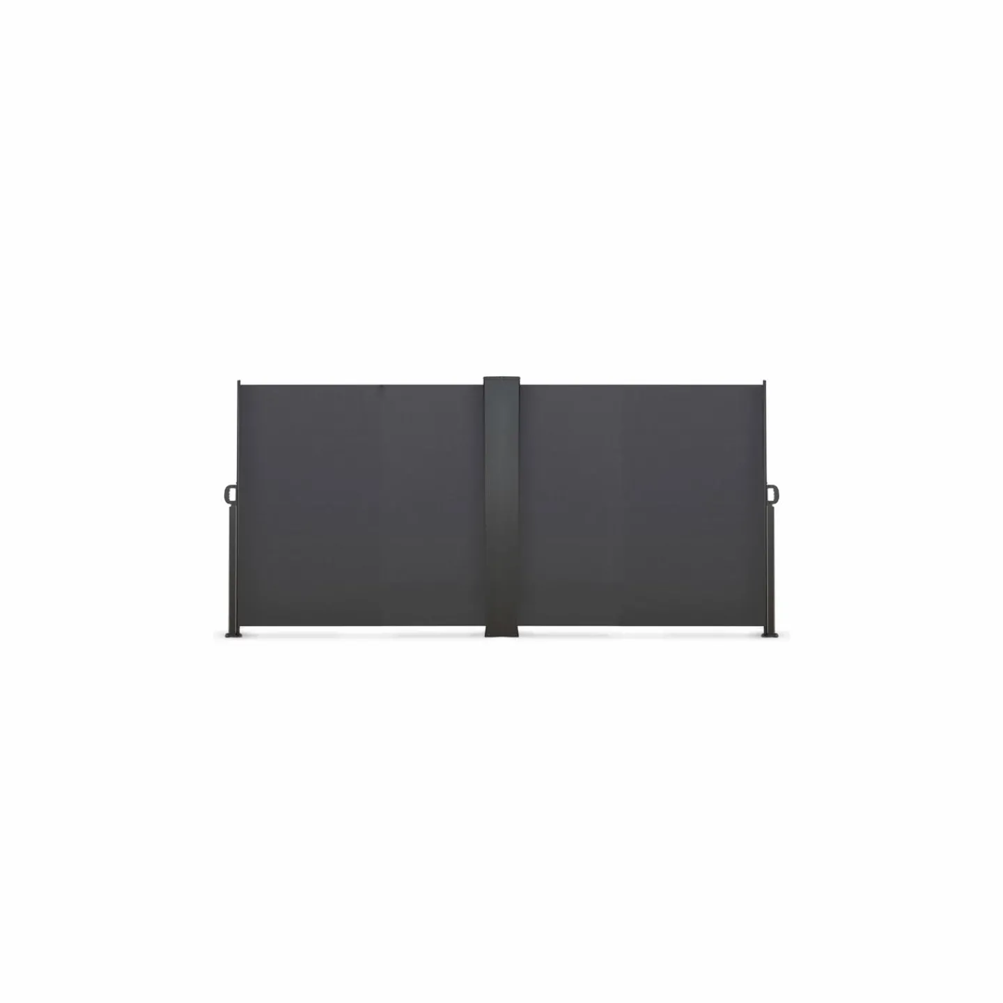 Paravent double rétractable 180 x 800 cm gris anthracite*IDMarket Outlet