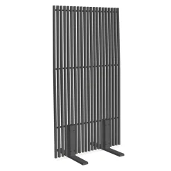 Paravent extérieur ajouré 150x80 cm claustra extérieur gris anthracite*IDMarket New