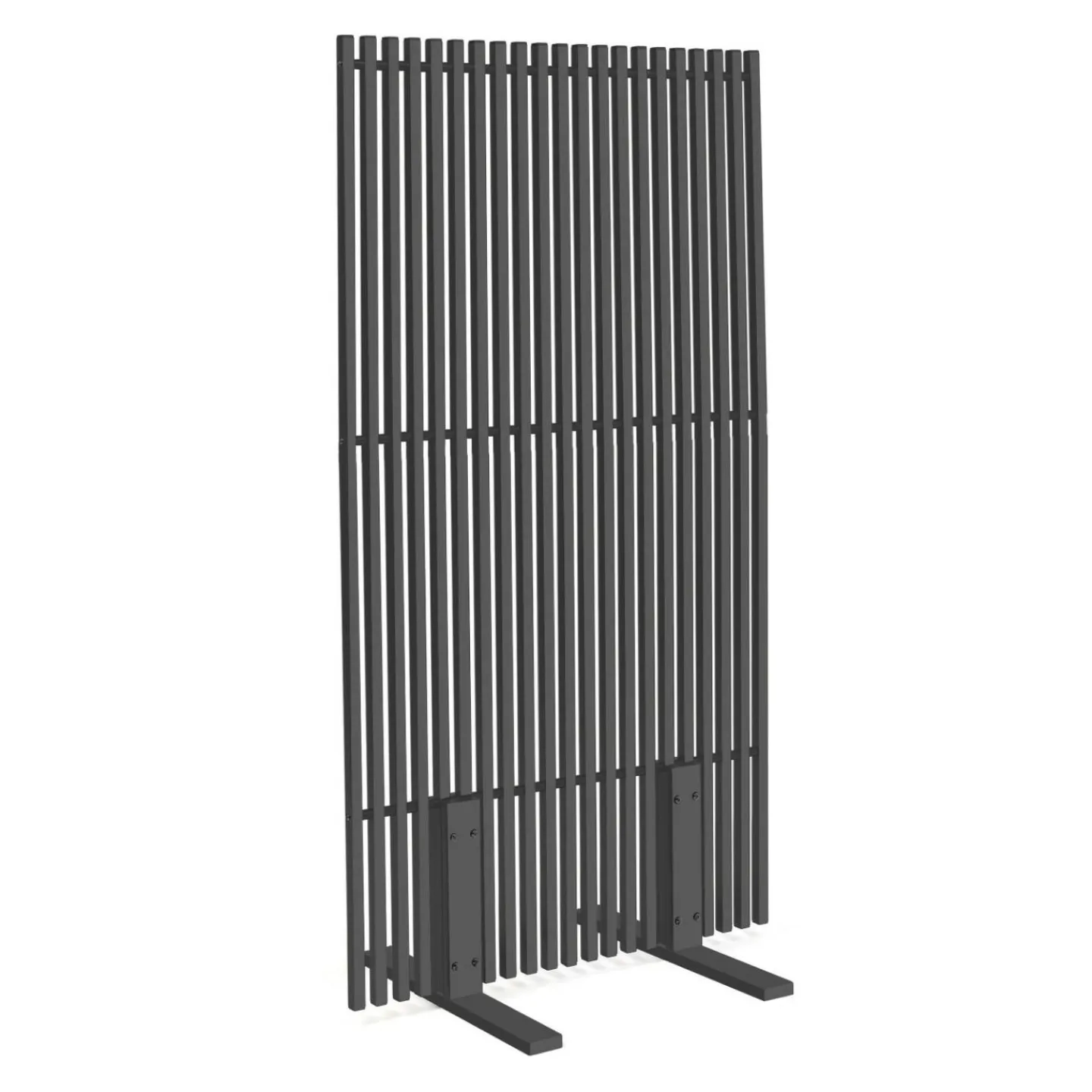 Paravent extérieur ajouré 150x80 cm claustra extérieur gris anthracite*IDMarket New