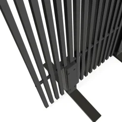 Paravent extérieur ajouré 150x80 cm claustra extérieur gris anthracite*IDMarket New
