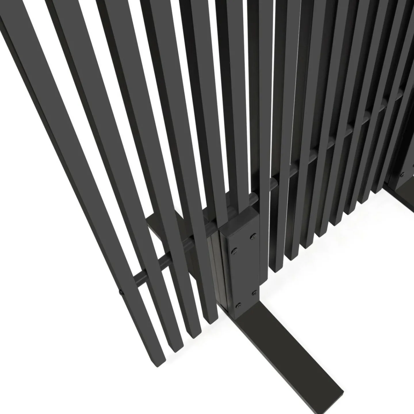 Paravent extérieur ajouré 150x80 cm claustra extérieur gris anthracite*IDMarket New