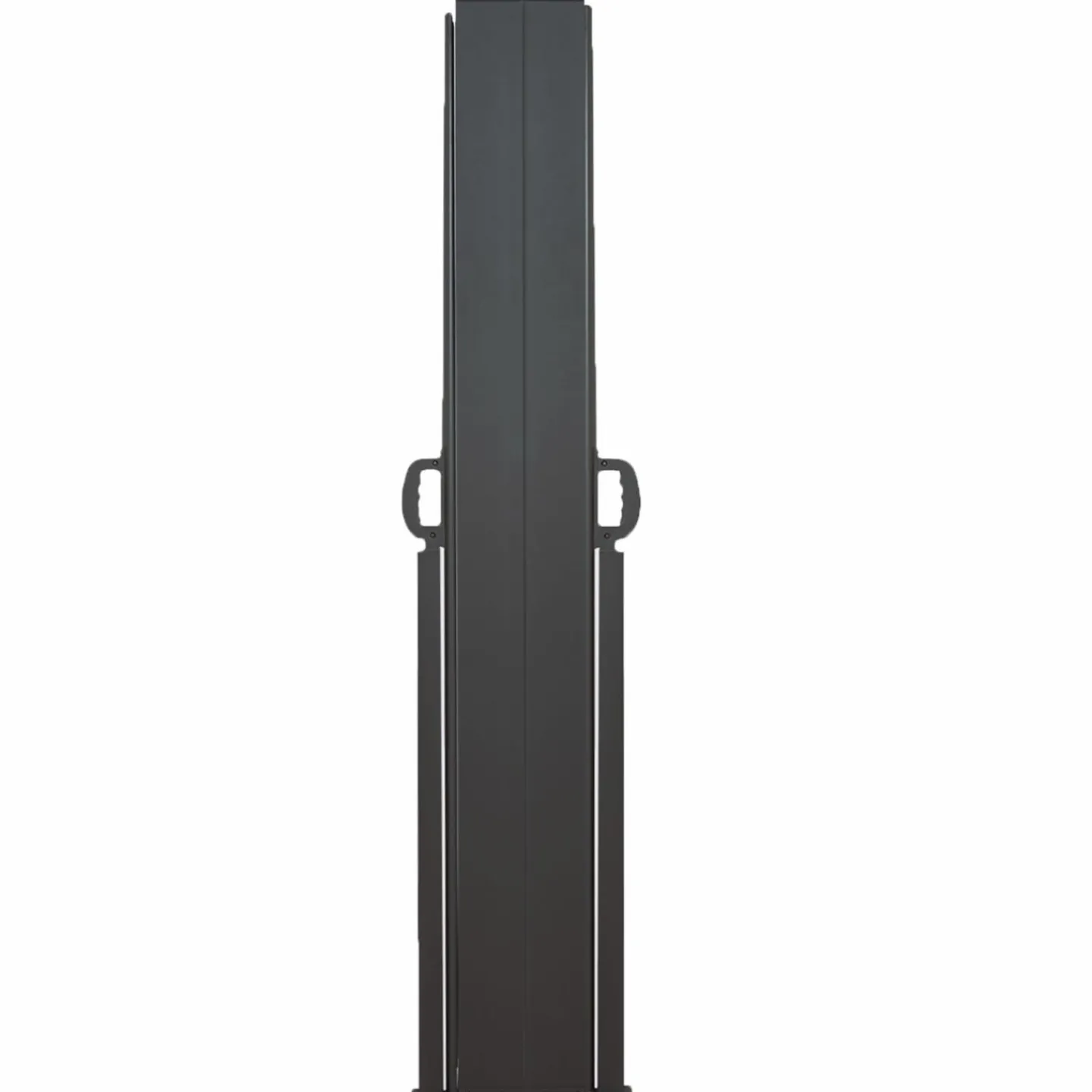 Paravent rétractable double gris anthracite*IDMarket