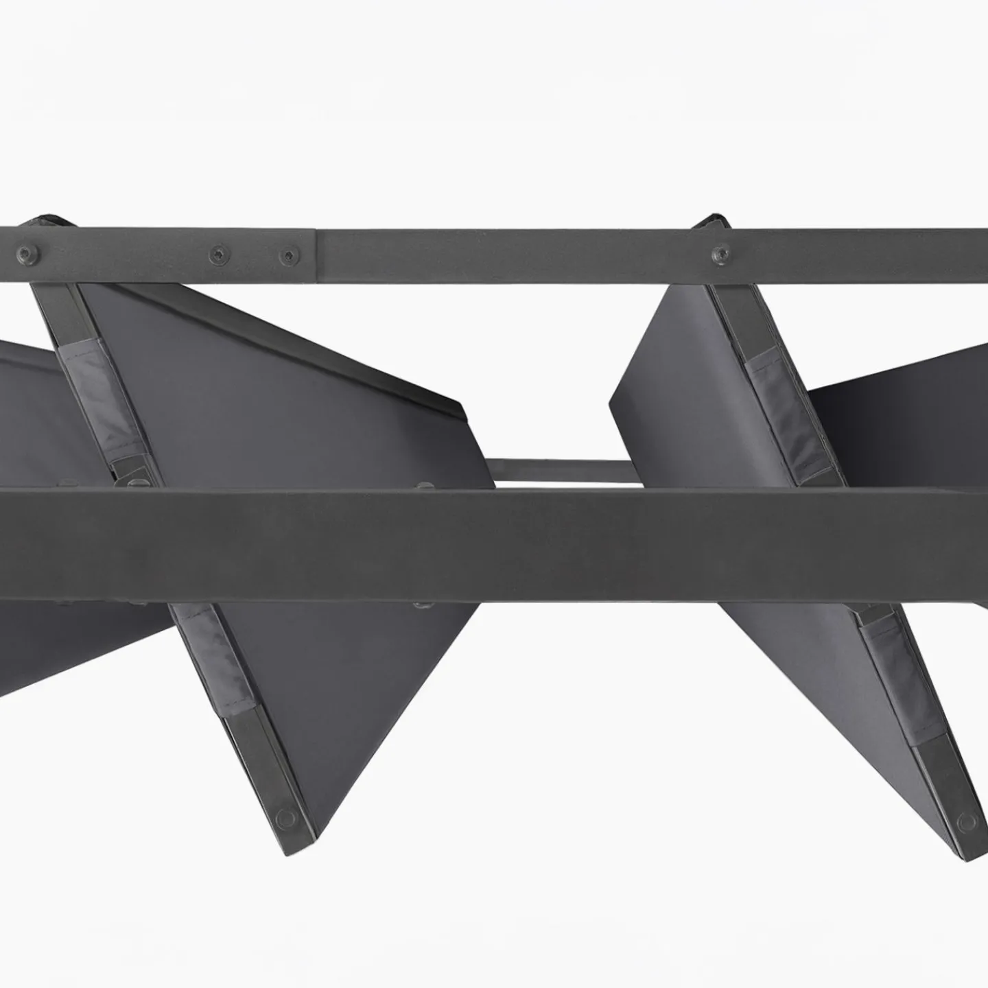 Pergola lames orientables gris anthracite 3x6m*IDMarket Online