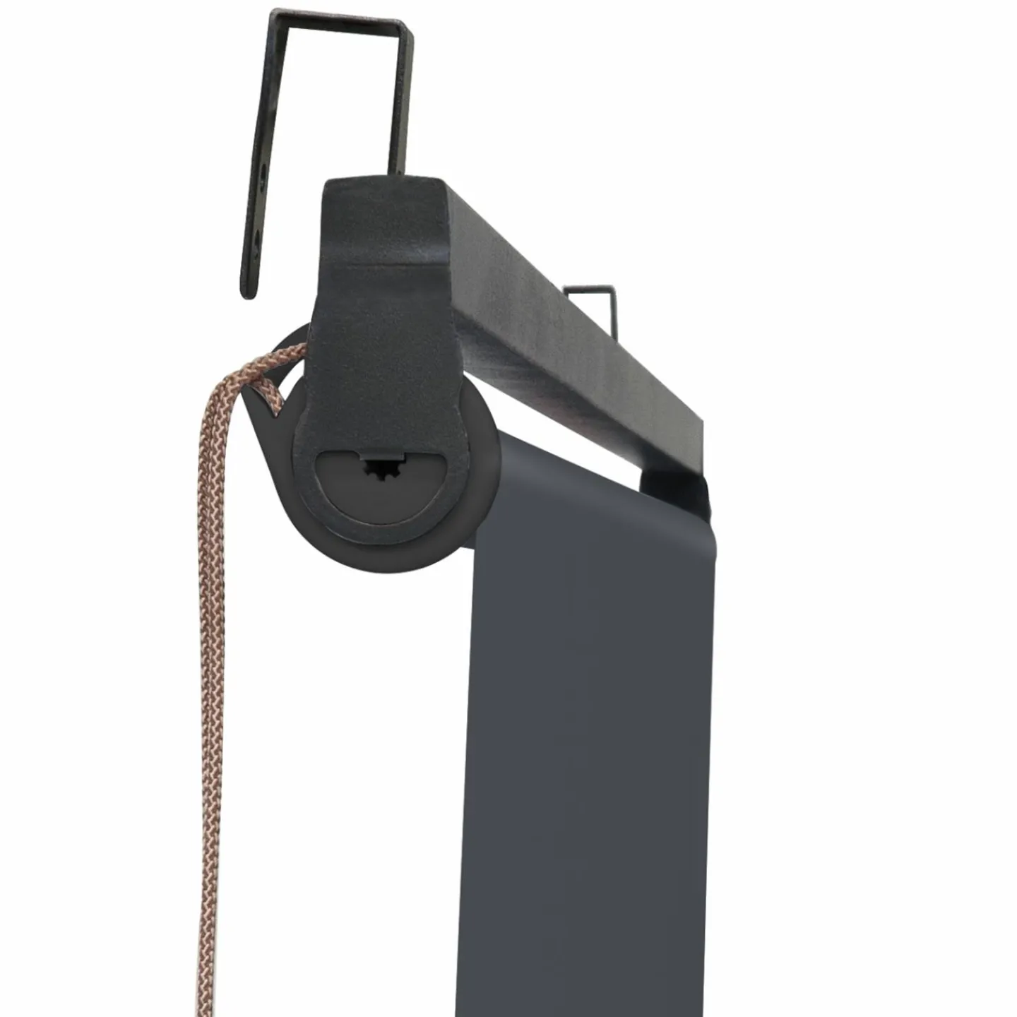 Pergola 3x3 m toit rétractable gris anthracite et stores enrouleurs*IDMarket Best