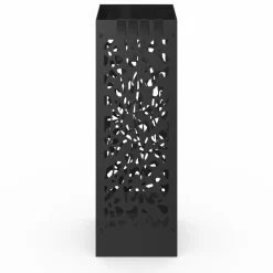 Porte parapluie carré en acier noir 45 cm*IDMarket Sale