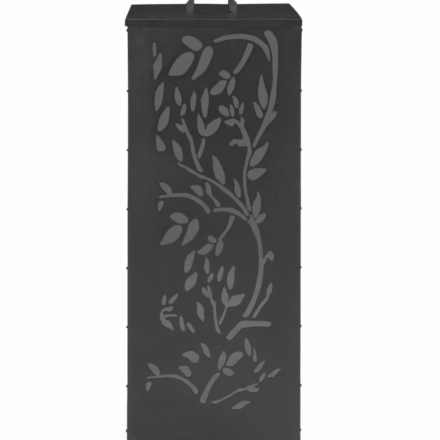 Réservoir à granulés / pellets 4 roues avec tamis 55kg noir*IDMarket Clearance