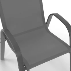 Salon de jardin avec 8 chaises empilables*IDMarket Sale