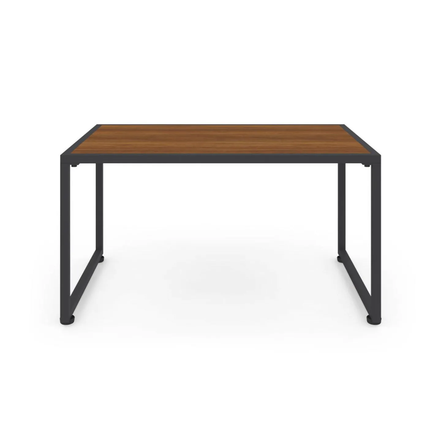 Salon de jardin bas 6 personnes canapés et fauteuils gris anthracite et cordage effet rotin avec tables basses*IDMarket Outlet