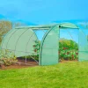 Serre de jardin verte 12 m² 4x3 m*IDMarket Discount