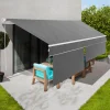 Store banne gris anthracite 4x3 m*IDMarket Clearance