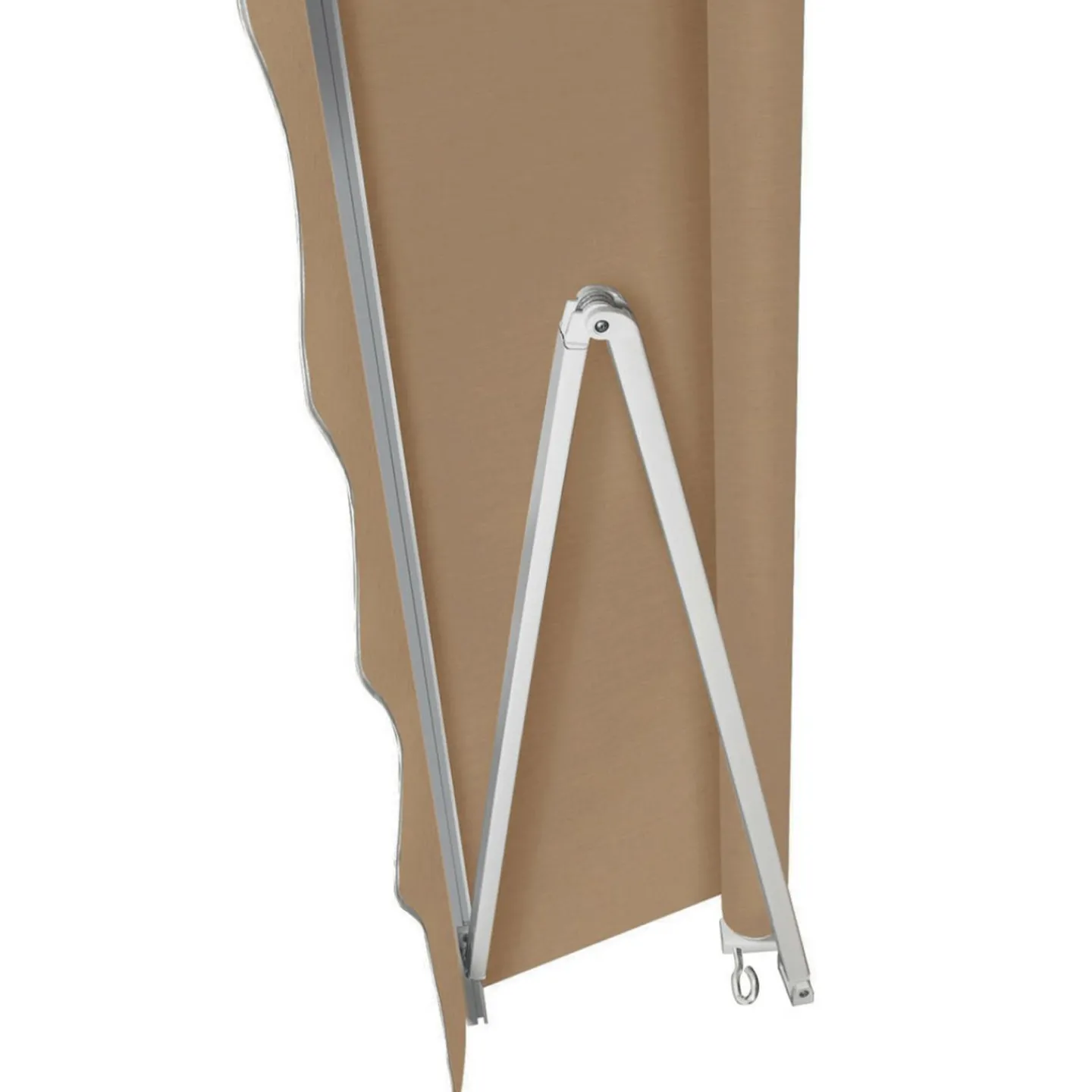 Store banne manuel 3,80 x 3 m extérieur couleur taupe*IDMarket