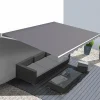 Store banne 3,80x3 m gris anthracite*IDMarket New