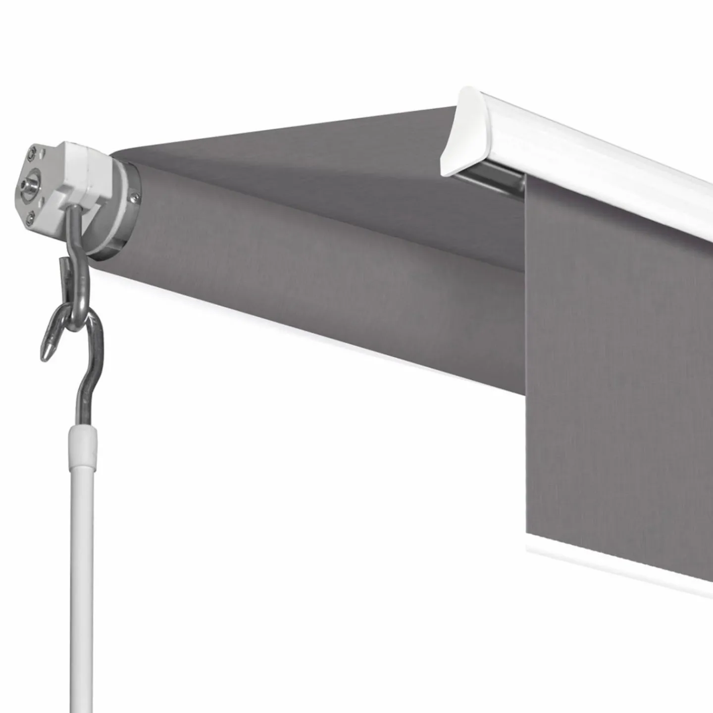 Store banne 3,80x3 m gris anthracite*IDMarket New