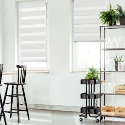 Stores jour nuit blancs 55x 170 cm*IDMarket Best