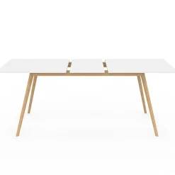 Table à manger extensible blanche*IDMarket Online