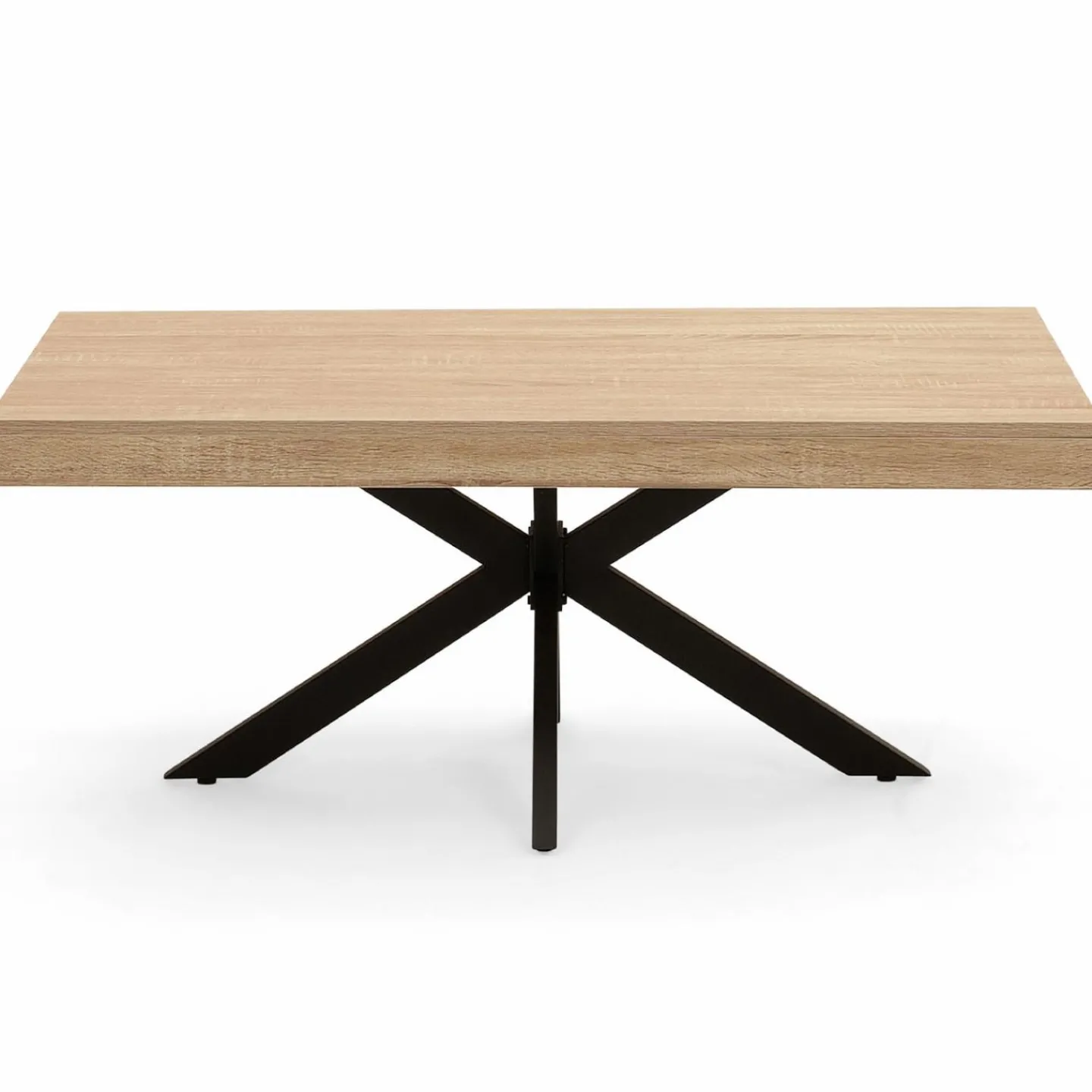 Table basse pied araignée bois et noir*IDMarket Hot