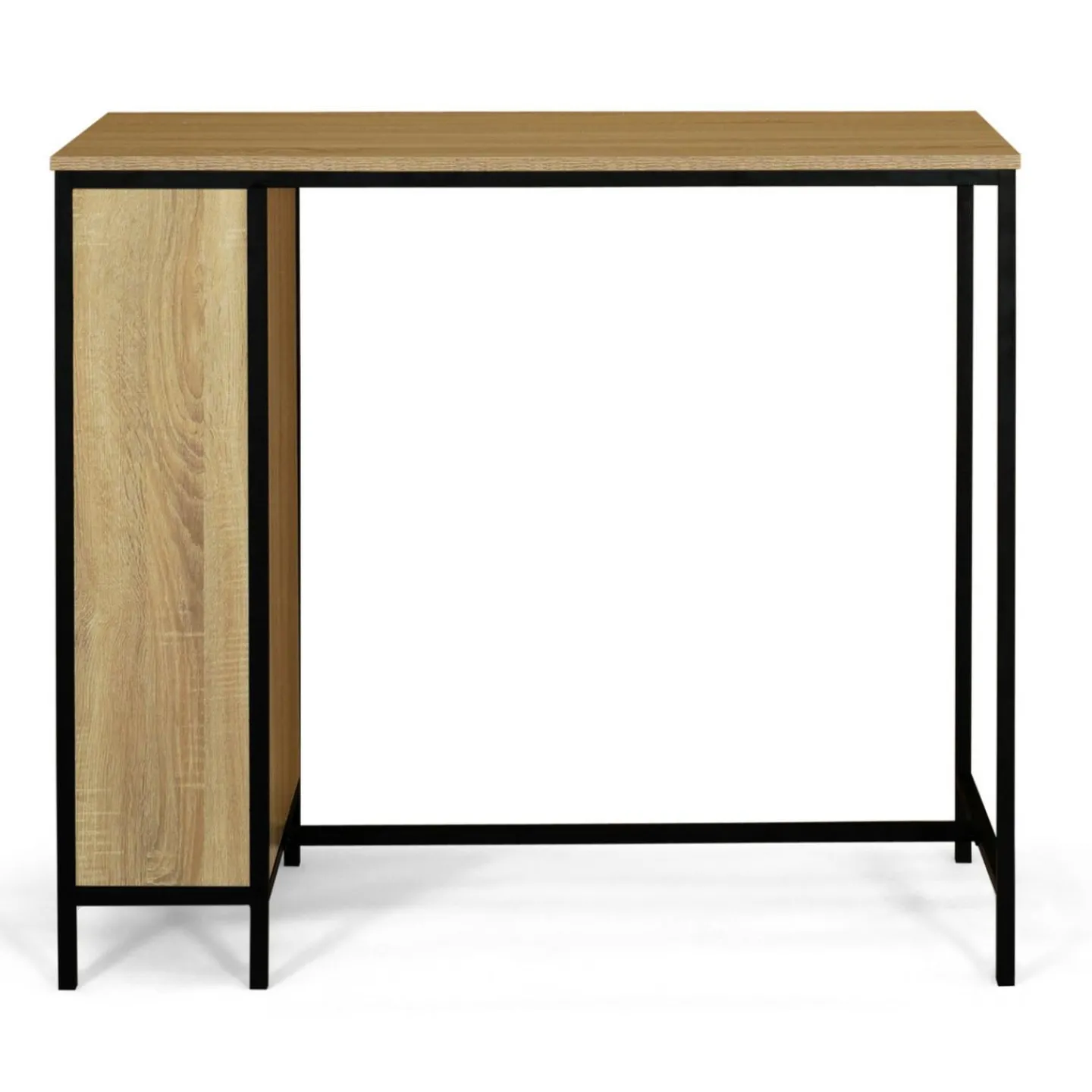 Table haute avec tabourets pour 2 style industriel*IDMarket Online