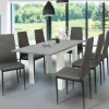 Table salle à manger extensible façon béton ciré*IDMarket Best