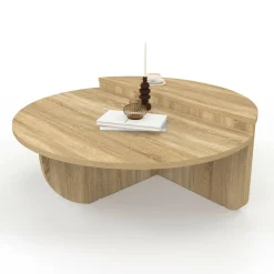 Tables basses rondes hêtre*IDMarket Sale